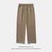 Men's Clothing Cotton Twill Straight Casual Pants Spring And Summer New Trendy Brand Letter Embroidered Pants American Style Loose Drape Trousers Q_viptrois.com