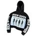 Men's Casual Hooded Sweatshirt With 3D Letter Print - Breathable Polyester Fabric, Loose Fit For Comfort, Youth Streetwear Style_viptrois.com