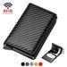 Card Holder Purse Wallets Rfid Shield Anti-theft Brush Ultra-thin Credit Card Aluminum Alloy Card Bag Metal Men's Multi-card Wallet_viptrois.com