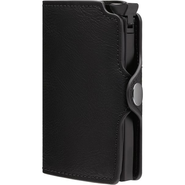 Men's Wallet Card Cases RFID Metal Credit Card Box Card Holder Business Portable Card Bag Multi Function Seven Character Pull Small Wallet_viptrois.com