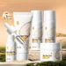 Rice 5pcs Light Beige Care Travel Set, Including Cleanser, Toner, Essence, Cream, Lotion. Moisturizing And Hydrating._viptrois.com