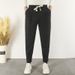 Men's Clothing Spring And Autumn Casual Pants Fashionable And Versatile Small Footed Harem Pants Loose Drape Suit Pants_viptrois.com