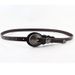 Simple And Versatile Cowhide Leather Narrow Paired With A Skirt, Knotted Thin Women, Fashionable Black Belt For Women_viptrois.com