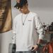 Jereno American Heavyweight T-Shirt Men Long Sleeve Autumn Trendy Brand Ins Loose Casual Pure Cotton Top Mountain Style_viptrois.com