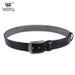 Leather belt men's leather alloy needle buckle youth leisure business belt simple generous trouser belt_viptrois.com
