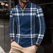 Pulse European And American INS Cross-Border Long Sleeve With Zipper Pocket Men's Sports Polo Shirt_viptrois.com