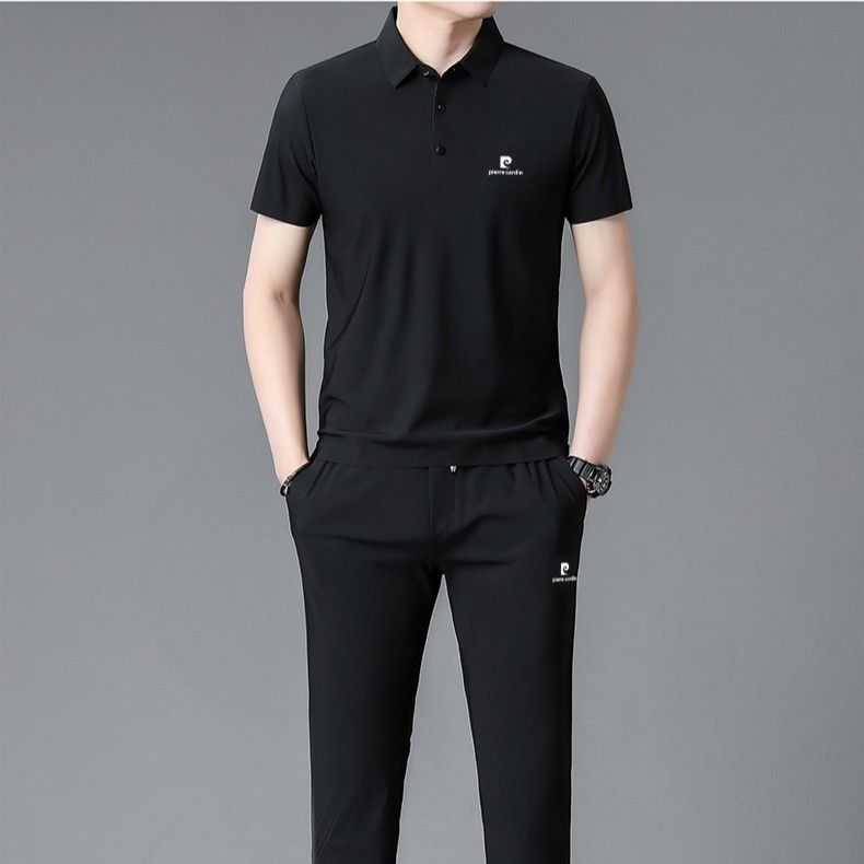 Men's Clothing Fashion Casual Sports Suits Middle-Aged And Young Men Two-Piece Suits_viptrois.com