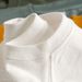 230G Pure Cotton White Short Sleeve T-Shirt For Women, Ins Trend, Unisex Heavyweight Non-See-Through Round Neck Solid_viptrois.com