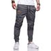Men's Utility Jogger Pants – High-Waisted Streetwear Trousers With Cargo Pockets (S-3XL, 7 Colors, Polyester)_viptrois.com