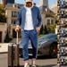 Men's Heavyweight Fleece Two Piece Sportswear Set Autumn Winter Casual Baseball Jacket_viptrois.com
