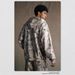 Men's Street Style Chic Winter Camouflage 3D Print Hoodie Zip up Sweatshirt Trendy European And American Design_viptrois.com