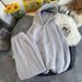 Men's Hoodie & Sweatpants Set - Cotton Fleece Lined Casual Streetwear Two-Piece Outfit For Fall & Spring_viptrois.com
