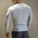 Men's Clothing Sports Fitness Clothes Autumn And Winter New Long Sleeved Sweatshirt Slim Round Neck High Elastic Quick Drying Breathable_viptrois.com