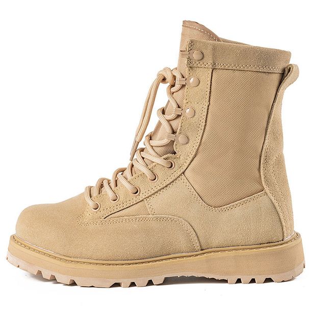 Combat Boots Hiking Training Boots Tactical Hiking Boots Outdoor Sharp Blade Ultra Light Martin Men's High-top Hiking Shoes_viptrois.com