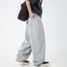 Men's Clothing Distressed Washed Wide Leg Jeans For Men, Spring And Summer, Loose Fitting Trousers, Basic Versatile Trendy Retro Casual Pants_viptrois.com