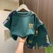Mother & Kids Boys' Street Blasting Summer Clothes Children's Short Sleeved Suits 2024 New Baby Summer T Shirt Shorts Two Piece Suits_viptrois.com