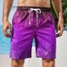 Men's Summer Shorts 3D Digital Print Gradient Design Casual Fashion Quick-Dry Lightweight Comfort Fit Multiple Colors_viptrois.com