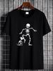 Funny Dog Like Bones, Bone Skeleton Halloween T-Shirt Skull Men Women Girls T-Shirt Casual Slightly Unisex T-Shirt For Women Casual Print Round Neck Short Sleeve Female Graphic Versatile Women Stretched Soft Stylish Fashion Top For Everyday Wear_viptrois.com
