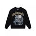 Trendy Brand Skull Print Heavy Cotton Unisex High Street Crew Neck Long Sleeve Sweatshirt_viptrois.com