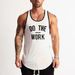 Men's Fitness Patchwork Vest Summer Cotton Sweat-wicking Breathable Sleeveless I-back Slim Stretch Top T-shirt_viptrois.com