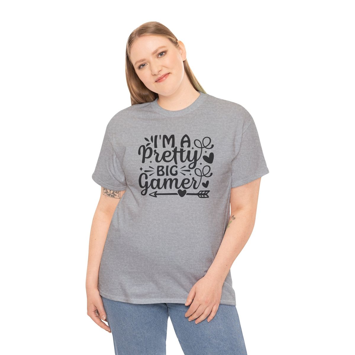 I'm A Pretty Big Gamer T-Shirt Mens Womens Tees Top | Gamer Tee | Perfect For Game Enthusiasts_viptrois.com