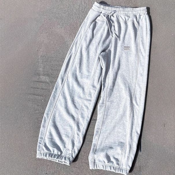 Women's Clothing Trendy Brand Embroidered Sweatpants Y2k Retro Design Street Casual Pants Loose Versatile Sports Pants_viptrois.com