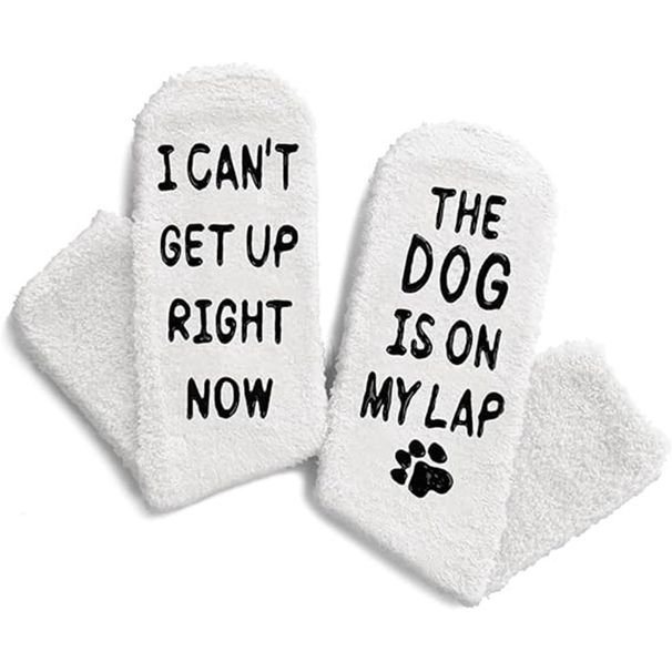 Non-hair off coral velvet cake socks Animal series foot soles letter dot glue floor socks_viptrois.com