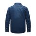 Men's Long Sleeve Denim Shirt - Vintage Workwear Jacket With Military Style, Breathable Cotton, Relaxed Fit For Casual & Outdoor Wear_viptrois.com