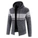 1 Cross-Bordr Autumn Wintr Hoodd Cardigan Flc Lind Thicknd Outrwar Mn's Knittd Swatr Jackt_viptrois.com