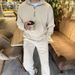 Men's Clothing Spring And Autumn New Sweatshirt Men's Ple Casual Suit Fashion Men's Stand Up Collar Half Zip Temperament Suit_viptrois.com