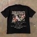 American Pure Cotton Short T-shirt Men's Summer Ins Trendy Brand Floral Print Half Sleeved Round Neck Loose Top_viptrois.com