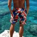 Premium Products CP11444A24 American Casual Camouflage Printed Trendy Brand Fitness Running Sports Basketball Shorts_viptrois.com