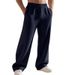 Men's Heavyweight Hip-Hop Sweatpants – Relaxed Fit, Straight-Leg Joggers With Jacquard Stripes For Casual & Streetwear_viptrois.com