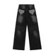 Brand New 2025 Korean Style Men's Solid Color Cotton Long Straight Mid-Waist Casual Pants_viptrois.com