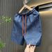 Men's Trendy Ice Silk Quick Drying Casual Shorts Stylish Five Point Beach Pants Summer Arrival Thin Summer Clothing_viptrois.com