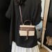 Women’s Bags New Niche Design Retro Canvas Splicing Box Bag Versatile Commuter Handbag Shoulder Messenger Bag_viptrois.com