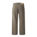 Men's denim pants Men's loose straight leg casual pants with large pockets wide leg floor-length pants_viptrois.com