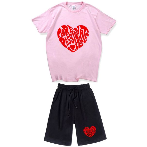 Men's Clothing Casual T-Shirt Shorts Suit Short-Sleeved Suit_viptrois.com