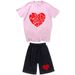 Men's Clothing Casual T-Shirt Shorts Suit Short-Sleeved Suit_viptrois.com