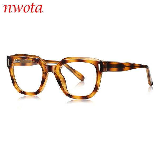 New Retro Plain Glasses Large Frame TR Glasses Frame Spring Insert_viptrois.com