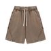 Men's Clothing Unisex 430GSM Wax-Dye Distressed Shorts – Heavyweight Washed Cotton, Vintage Patchwork Design, Relaxed Fit, Breathable Summer Casual_viptrois.com