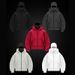 Unisex Zip-Up Hoodie With Double Hood & Face Cover – Trendy Streetwear For Fall, Winter & Spring_viptrois.com