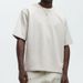 Men's Clothing New Solid Color Round Neck Short Sleeve Fashionable Casual Foreign Trade Men's All Match Tops_viptrois.com