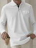 "Men's Checkered Long Sleeve Polo Shirt - Breathable Button-Down Pocket Design For Casual & Business Casual Wear - White/Black/Gray/Navy/Orange"_viptrois.com