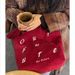 Women's Bags How Are You? New Red Corduroy Retro Shoulder Bag For Women, Versatile Large Capacity Embroidered Simple Tote Bag For Women_viptrois.com