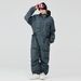 Unisex Winter Snowsuit - Waterproof & Windproof Ski Jumpsuit For Men & Women - Thermal Insulated One-Piece Snowboarding Suit With Breathable Fabric_viptrois.com