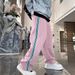 Men's Oversized Drop-Crotch Pants – Streetwear Joggers With Drapery Effect (Pink, Yellow, Black, Army Green, S-XXXL_viptrois.com