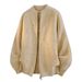 Men's Distressed Zip-Up Sweater – Oversized Knit Cardigan With Raw Edge Details (M-3XL)_viptrois.com