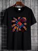 Vintage Style Spider T Shirt Tarantula Art Weird Creepy Arachnid Nature Cool Soft Versatile Fashion Stretched Casual Slightly Comfortable Unisex_viptrois.com