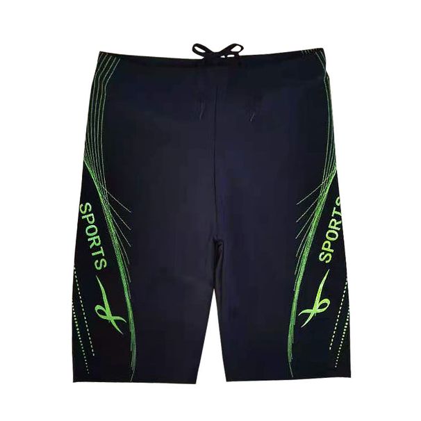Man's clothing Men's swimming trunks Men's swimwear five-point swimming trunks Competitive swimming trunks offset swimming trunks_viptrois.com